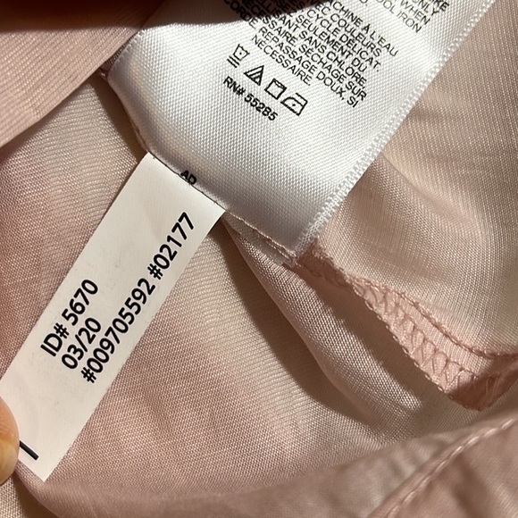 Express Light Pink Two Pocket Balloon Sleeve Button Down Shirt - Picture 9 of 10